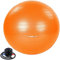 MOVIT® Dynamic Gymnastikball inkl. Pumpe, 55 cm, Orange, Maximalbelastbarkeit 500kg, Berstsicher, Fitness, Sitz, Yoga, Pilates, Balance