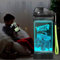Kids Water Bottle with 3D Monster Truck Illusion LED Light - 14 OZ Tritan BPA Free - Creative Ideal Travel Cup Gift for School Kid Boy Child Holiday Picnic Camping