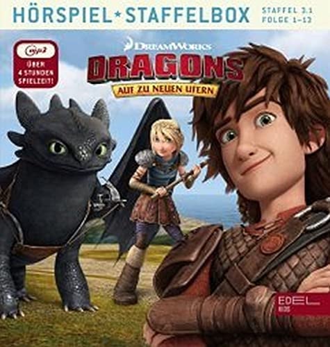 Dragons - Auf zu neuen Ufern - mp3-Staffelbox 3.1 [Exklusiv bei Amazon.de] - Das Original-Hörspiel zur TV-Serie (Folgen 41 - 53)