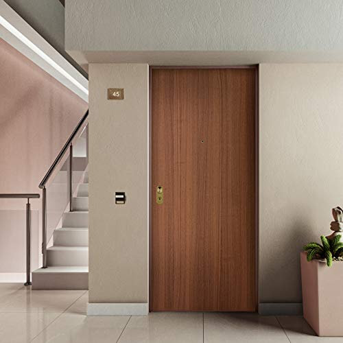 Porta blindata ingresso Argo 850x2100 sx colore Tanganika/Bianco Di.Bi. Porte Blindate srl