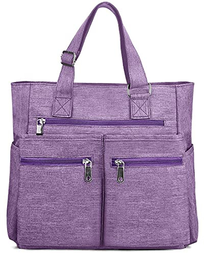 VOLGANIK ROCK Laptop Bag Large Tote Bags 15.6 Waterproof Shoulder Bag for Work School Business Handbag