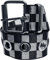Urban Classics Unisex Checker Belt With Eyelets black/white, L/XL