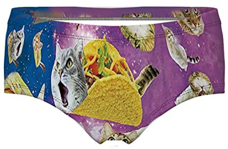 JIQIMEI Damenunterwäsche, lustige Panties, weich und bequem, sexy mit niedrigem Bund, ein liebevolles Geschenk für sie, XL