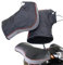 HOMRAA 1 Paire Manchons Scooter, Gants De Moto Hiver Manchon Hiver Épaissi Imperméable Coupe-Vent en Cuir PU pour Scooter, Moto