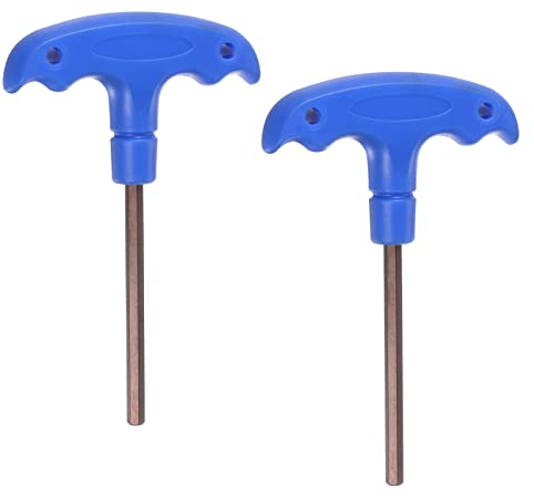 QUARKZMAN 2pz H5 T-Manico Esagonale Chiave Inglese 5mm S2 Acciaio T-Key Interno Esagono pinze Riparazione Strumento