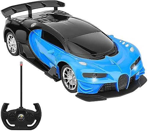 Lotvic Auto Telecomandata, 1/16 Auto Radiocomandata, Macchina Telecomandata per Bambini, RC Cars, Macchina Telecomandata con Luci Fredde per Bambini 3 4 5 6 7 8 9 10+ Anni