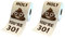 Simpls 2 Rollen Lustige Toilettenpapierrolle, Geburtstagsgeschenke für Frauen, MäNner, Geschenk, Toilettenpapier, Badezimmer, Streich, Witz, Lustiges Papier, 30