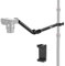 Neewer Overhead Camera Mount Arm with Clip, 22/56cm 180°&360° 2 Section Flexible Holding Arm for Desk Stand, Fits 0.87-1.1 Tube, 5.5lb/2.5kg Max Load for Camera LED Ring Light Mic, DS009