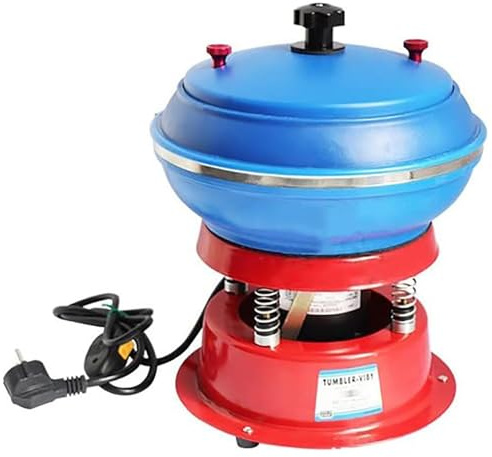 Electric 8 Inch Vibratory Tumbler Bowl Tumbling Polishing Machine, Stone Polishing Machine, Vibratory Rock Tumbler Bowl Tumbling Polishing Machine,Convenient Operation