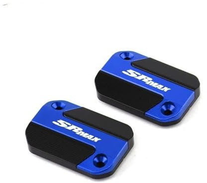 MOOlofoe Bremsflüssigkeitsdeckel Aus Aluminium Für SR MAX 300 Srmax300 SR-MAX250 Motorrad Zubehör Bremsflüssigkeit Tankdeckel Flüssigkeit Reservoir Abdeckung (Farbe : Blau)