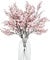 Flores 3 Unidades de 50 cm Flores Artificiales de Cerezo, Plantas Artificiales Decorativas, Decoracion para Hogar, Bodas, Fiestas, Oficinas, Balcones y Jardines (Rosa)
