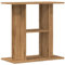 vidaXL aquarium stand/fish tank table - artisan oak engineered wood - 3-tier storage, 60x30x60 cm, living/bedroom/office display furniture