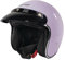 Jethelm mit Visier Motorradhelm für Moped, Scooter Vespa Motorrolle Zertifikat ECE - Weiß M