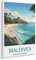 Jigsaw Puzzle 1000 Pieces for Adults，Maldives Indian Ocean，Teens Boys Girls Puzzles Difficult Thick Sturdy Pieces Challenging Puzzle for Party Games（38x26cm）-X21