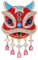 Löwen-Tanz-Brosche, Strass, chinesischer tanzender Löwe, chinesisches Neujahr, Cartoon, Löwenkopf, Anhänger, Anstecknadeln, dekorativer Schmuck für Damen und Herren, für Schal, Anzug, Rock, Taschen,