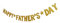 KOMBIUDA 1Stk Vatertags-Papierfahnen zum Ziehen festlich wandverkleidung für den vatertag unikal Party Vatertagsfoto flaggen dekoration Banner zum Vatertag Vatertags-Banner- Golden