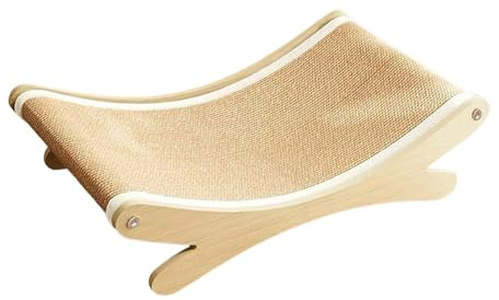 MotiveTech Katzenkratzbrett Karton Lounge Bett Horizontal Katzenkratzbrett Lounge Couch Katzenliege für Wohnungskatzen Kleine Katzen Schleifkralle
