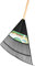 floraworld Laub-/Rasenbesen XL 140cm mit Stiel