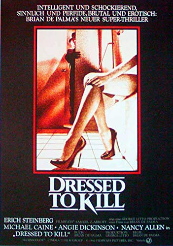 Dressed to Kill - Brian de Palma - Filmposter A3 29x42cm gerollt