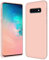 Verco Coque pour Samsung Galaxy S10e, Silicone Liquide Souple TPU [Air Cushion] Housse Compatible avec Samsung Galaxy S10e Case 5,8 Pouces, Rose