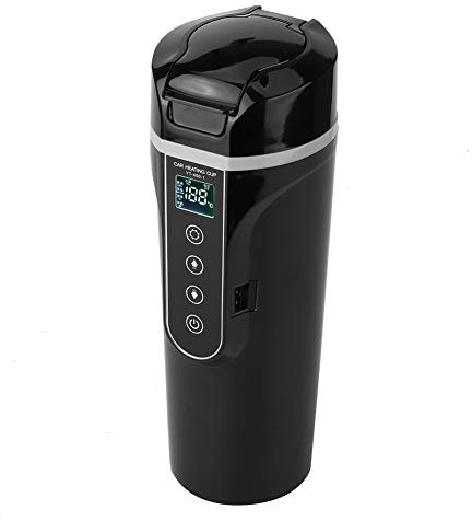 12 V en acier inoxydable voiture maison double usage bouilloire électrique chauffe-eau tasse contrôle de la température allume-cigare