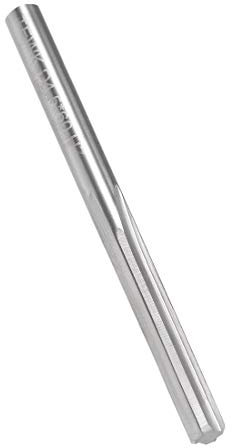 sourcing map Wolframcarbid Drehmaschine Reibahle Maschinenreibahle H7 4 gerade Flöten runder Schaft Fräswerkzeug Schneidewerkzeug für Edelstahl Legierung Kupfer Metall 4,5mm