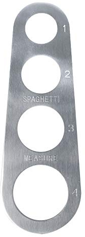 Spaghetti Messen Spaghetti Portionierer Spaghettimaß aus Spaghetti Portionierer 1Pc Edelstahl Spaghetti Lineal Messgerät Messwerkzeug 4 Portion Kochen Nudeln Lineal Kochen Küche Utensilien Gadgets
