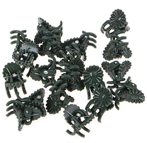 PiniceCore 20pcs Garten Kunststoff-anlage Unterstützung Clips Orchidee Clip Stem Für Rebe Unterstützung Gemüse-Blumen-Bundle-Tool Gebunden