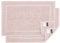 BANANALU Badvorleger Badematte Qualität 100% Baumwolle, Rose, Primrose Pink 12-2904, 50x70cm, 700g/m2, 2 Stück