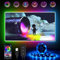 Retroilluminazione LED TV 2m con APP Controllo RGB Strisce luminose Sincronizzazione musicale Cambio colore Bias Illuminazione per 32-43 pollici, alimentazione USB per TV PC Monitor Sala giochi