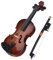 Barabesty Geschenke Violine Musikinstrument Miniatur-Nachbildung mit Etui, 8X3Cm