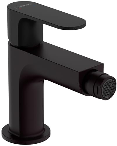 Hansgrohe Rebris S Contemporary 72210671 - Rubinetto per bidet, altezza 15,2 cm, colore: Nero opaco