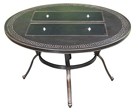 table barbecue Tables d'extérieur en fonte d'aluminium Table domestique de barbecue à charbon de bois Four électrique Cour Terrasse Jardin Loisirs Table européenne (sans chaise) À l'intérieur et à l'e