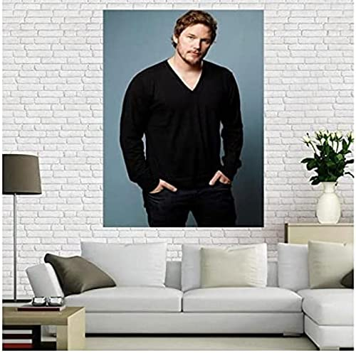 Poster Chris Pratt Schauspieler Star Poster Porträt Bilder Poster Und Drucke Leinwand Malerei Kunst Wand Home Decor 50X70Cm Kein Rahmen