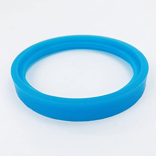 CHALKE Silikondichtung, 76 Mm (3 Zoll)/102 Mm (4 Zoll) Glassäule, Silikon-Dichtungsring, Unterlegscheibe for Blasenplatten-Set, Destillationsglassäule, Blau (Size : 4 inch (102mm))