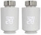 Smartes Heizkörperthermostat Zigbee 3.0, WiFi Zusatzprodukt Kompatibel mit Alexa,Google Home,Smart TRV Thermostat Heizung,Steuerung per APP (Zigbee 3.0) (2pcs)