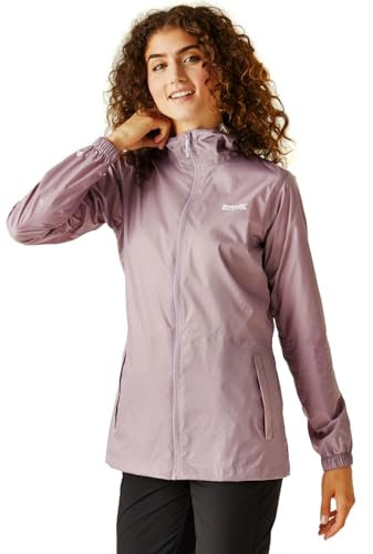 Regatta Femme Pack It Iii Waterproof Durable Shell Jacket Veste Imperméable, Heather, 44 EU