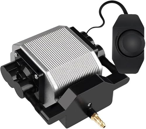 MNBVH Air Assist Pump 30L/Min 16W Air Assist For Cutter And Engraver, Remove Smoke And Dust, Protect Lens Easy Install