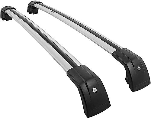 JingJiangBo Dachträger Gepackträger für Opel Astra K 2015-2020 Set Grundträger Querbalken, Dachträger Querträger Träger geschlossene Reling.