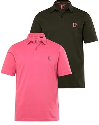 JP 1880 Herren große Größen Menswear L-8XL bis 8XL, T-Shirt im Doppelpack, Basic-Shirt aus Reiner Jerseyqualität, Rundhals, Bequeme Passform 702637