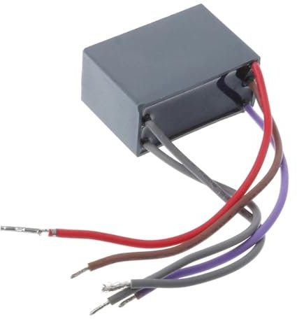 SONHWNGE CBB61 Deckenventilator-Kondensator, 4,5 uf + 6 uf + 6 uf, 5-Draht, 250 V, 5-Gang-Startkondensator