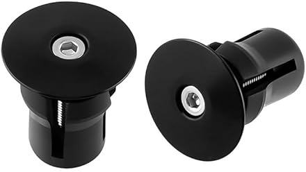 Aluminium Lenker Endkappen, Rennrad Klingel Lenkerstopfen | Leicht & Robust, Bike Handlebar Bar End Plug für Mountainbike, MTB & Road Bikes, Kompatibel mit 17-23,5 mm Griffen