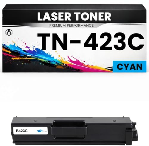 Toner TN-423C Cyan für Brother kompatibel TN423C Premium Alternative Günstig DCP-L8410CDW HL-L8260CDW/8360CDW MFC-L8690CDW/8900CDW HL-L8360CDW