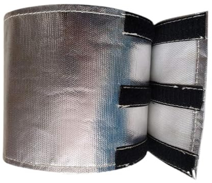 KiBcsLic Écran Thermique Universel de Démarreur en Aluminium et Fibre de Verre, Remplacement 7 X 24 Po, Barrière Légère Auto-fixante