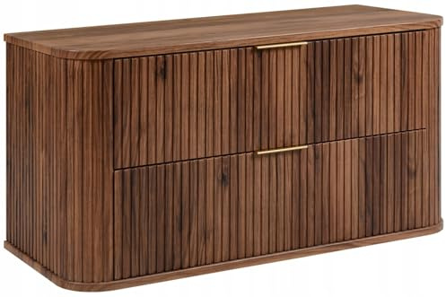 RODAN Schrank Eiche Walnuss Möbelstück Bastelplatte 100,4 x 51,7 x 41,5 cm