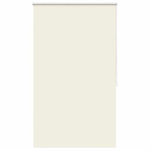 Qnhdfrt 41 x 69 Off-White Polyester Thermal Blackout Roller Shade | Includes one roller blind with a 39.4-inch fabric width, designed for bedroom and office window light control.
