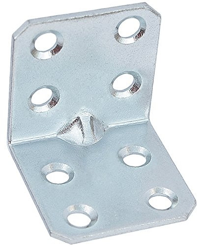 100 Winkel Winkelverbinder mit Sicke 30 x 30 x 30 x 1,5 mm 8 Löcher