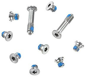 OLVINS - Tornillos de cartón para ordenador portátil para Apple Macbook Air 11'' 13'' A1370 A1465 A1369 A1466