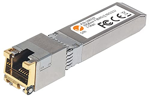 Intellinet 508179 10 Gigabit SFP+ Mini-GBIC Transceiver für RJ45-Kabel 10GBase-T (RJ45) Port, 30 m, bis zu 10 Gbit/s Übertragungsraten mit Cat6a-Netzwerkkabeln