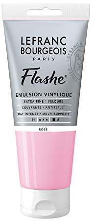 Lefranc Bourgeois Flashe Acrylique Tube 80ml Rose